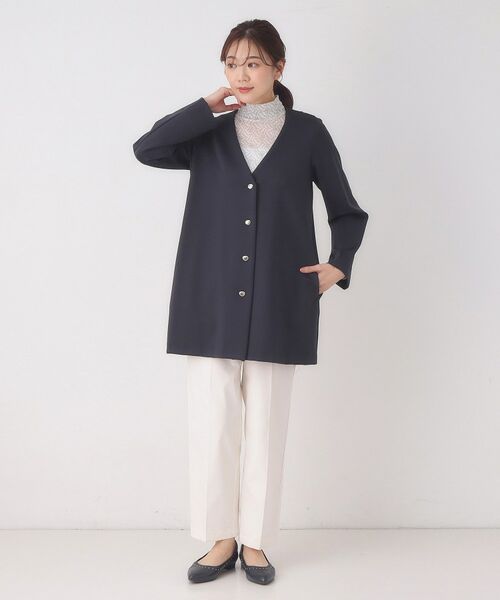 CORDIER / コルディア カーディガン・ボレロ | 【M～3Lサイズ】Vネックジャージコーディガン | 詳細18