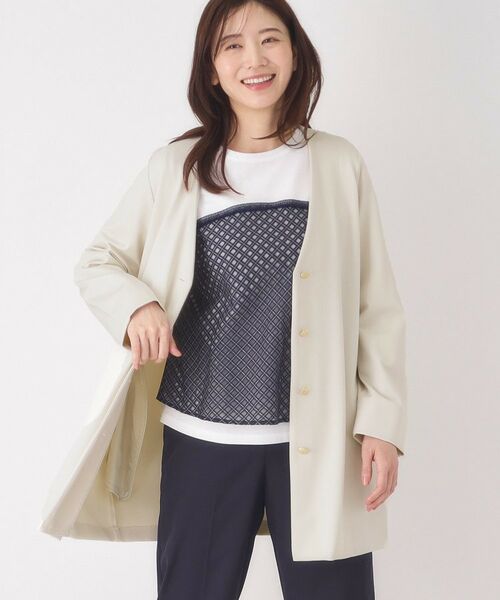 CORDIER / コルディア カーディガン・ボレロ | 【M～3Lサイズ】Vネックジャージコーディガン | 詳細9