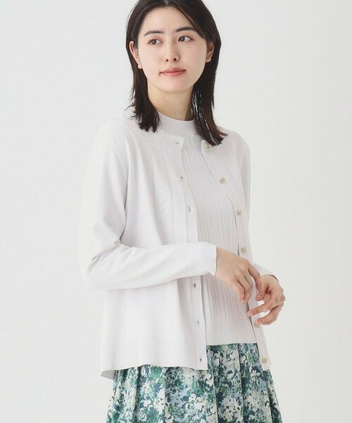 CORDIER / コルディア カーディガン・ボレロ | 【アンサンブル】大人可愛い編み柄カーディガンニット | 詳細7