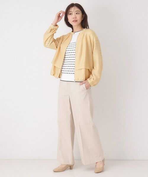 CORDIER / コルディア レザーブルゾン・ジャケット | 【M～3Lサイズ】シアージャカードブルゾン | 詳細14