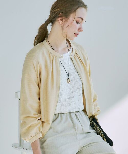 CORDIER / コルディア レザーブルゾン・ジャケット | 【M～3Lサイズ/洗える】シアージャカードブルゾン | 詳細21