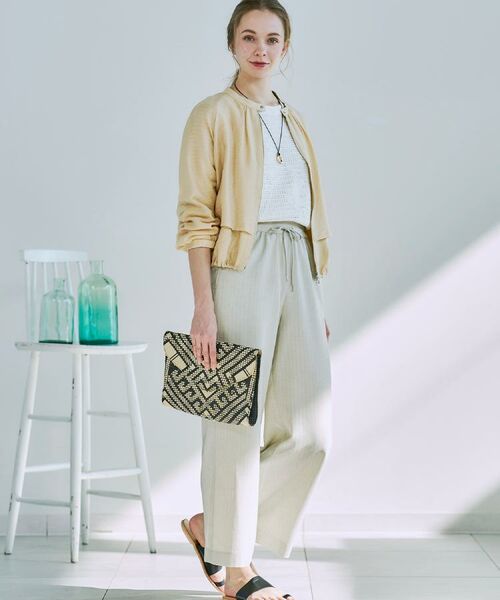 CORDIER / コルディア レザーブルゾン・ジャケット | 【M～3Lサイズ/洗える】シアージャカードブルゾン | 詳細23