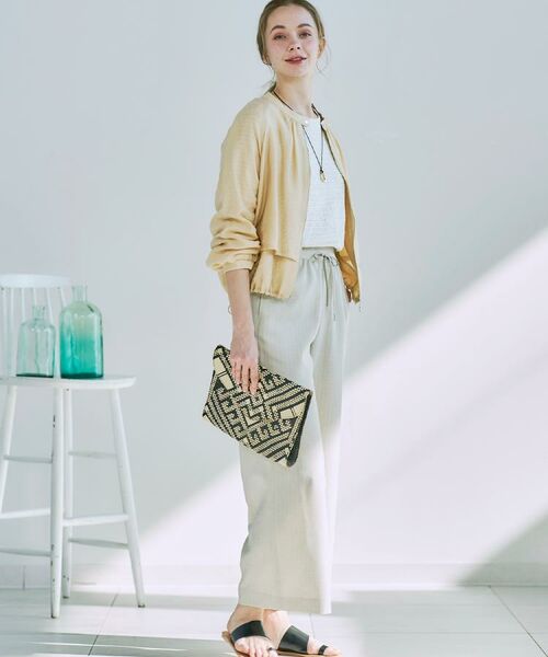 CORDIER / コルディア レザーブルゾン・ジャケット | 【M～3Lサイズ/洗える】シアージャカードブルゾン | 詳細24