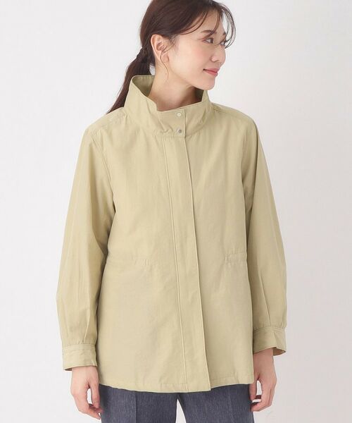 CORDIER / コルディア レザーブルゾン・ジャケット | 【M～4Lサイズ】ウエストドローストリング カジュアルブルゾン | 詳細1