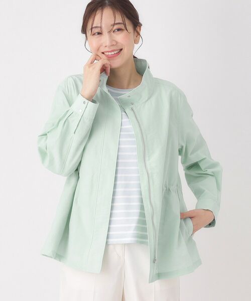 CORDIER / コルディア レザーブルゾン・ジャケット | 【M～4Lサイズ】ウエストドローストリング カジュアルブルゾン | 詳細14