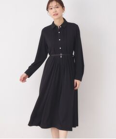 CORDIER / コルディア ロング・マキシ丈ワンピース | 【M～3Lサイズ】幾何プリントジャージワンピース