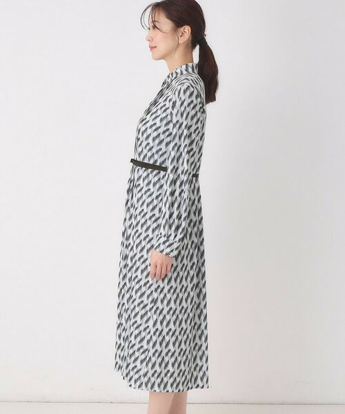 CORDIER / コルディア ロング・マキシ丈ワンピース | 【M～3Lサイズ】幾何プリントジャージワンピース | 詳細2