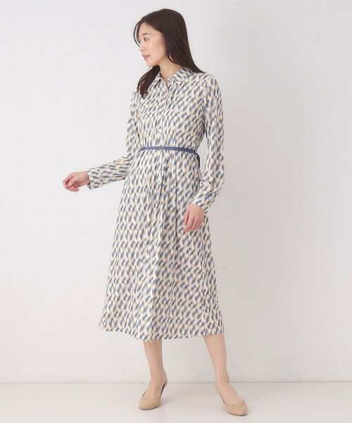 CORDIER / コルディア ロング・マキシ丈ワンピース | 【M～3Lサイズ】幾何プリントジャージワンピース | 詳細22