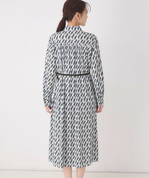 CORDIER / コルディア ロング・マキシ丈ワンピース | 【M～3Lサイズ】幾何プリントジャージワンピース | 詳細3