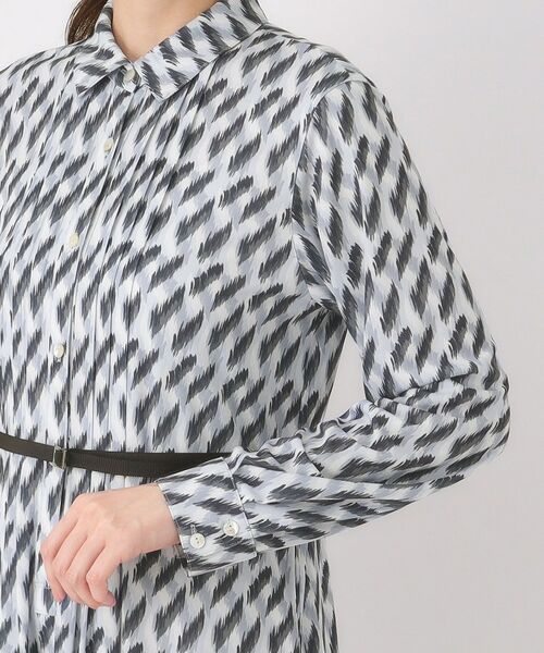 CORDIER / コルディア ロング・マキシ丈ワンピース | 【M～3Lサイズ】幾何プリントジャージワンピース | 詳細5