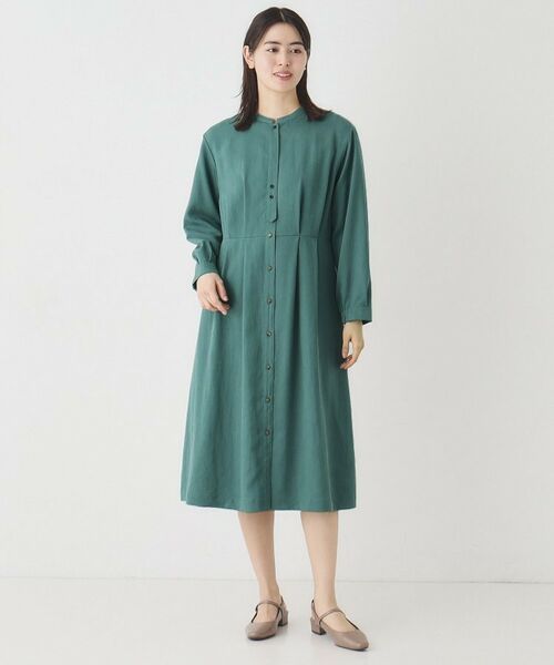 CORDIER / コルディア ロング・マキシ丈ワンピース | 【一枚着も羽織もお任せ】ツイルシャツワンピース | 詳細11