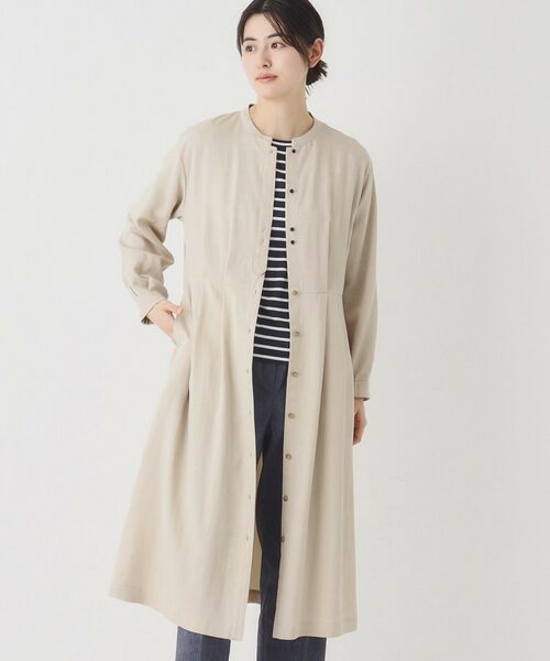 CORDIER / コルディア ロング・マキシ丈ワンピース | 【一枚着も羽織もお任せ】ツイルシャツワンピース | 詳細13