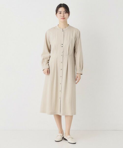 CORDIER / コルディア ロング・マキシ丈ワンピース | 【一枚着も羽織もお任せ】ツイルシャツワンピース | 詳細15