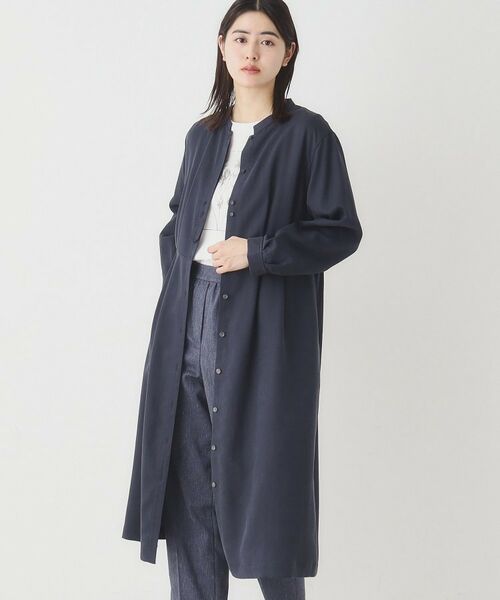 CORDIER / コルディア ロング・マキシ丈ワンピース | 【一枚着も羽織もお任せ】ツイルシャツワンピース | 詳細17