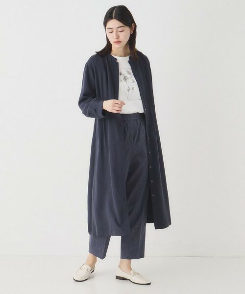 CORDIER / コルディア ロング・マキシ丈ワンピース | 【一枚着も羽織もお任せ】ツイルシャツワンピース | 詳細18