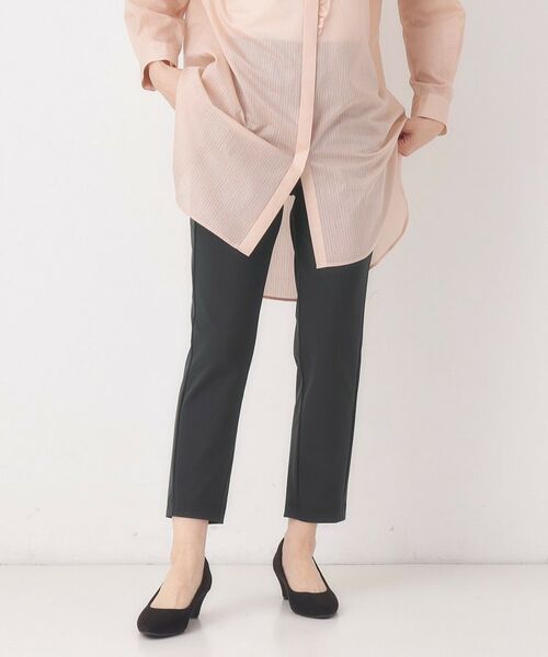 CORDIER / コルディア パンツ | 【S～4Lサイズ／ストレッチ】グレースレギンスパンツ（グレー(015)）