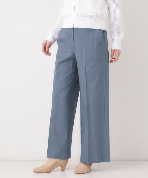 CORDIER / コルディア パンツ | 【S～2Lサイズ／ストレッチ】リネン混すらりパンツ | 詳細16