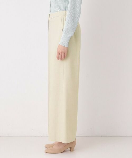 CORDIER / コルディア パンツ | 【S～2Lサイズ／ストレッチ】リネン混すらりパンツ | 詳細2