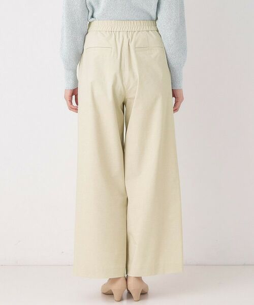 CORDIER / コルディア パンツ | 【S～2Lサイズ／ストレッチ】リネン混すらりパンツ | 詳細3