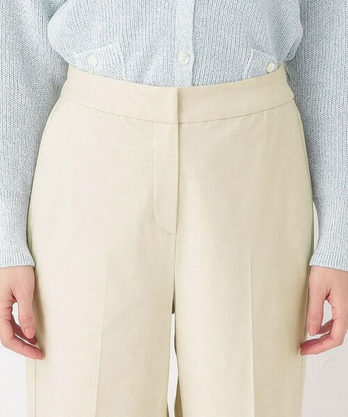 CORDIER / コルディア パンツ | 【S～2Lサイズ／ストレッチ】リネン混すらりパンツ | 詳細4