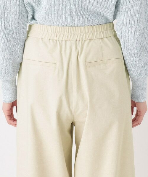 CORDIER / コルディア パンツ | 【S～2Lサイズ／ストレッチ】リネン混すらりパンツ | 詳細6