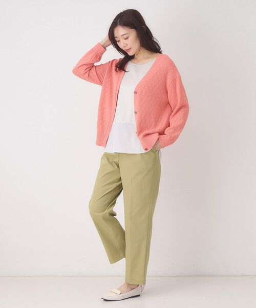 CORDIER / コルディア パンツ | 【S～4Lサイズ／ストレッチ】細見えチノパンツ | 詳細14