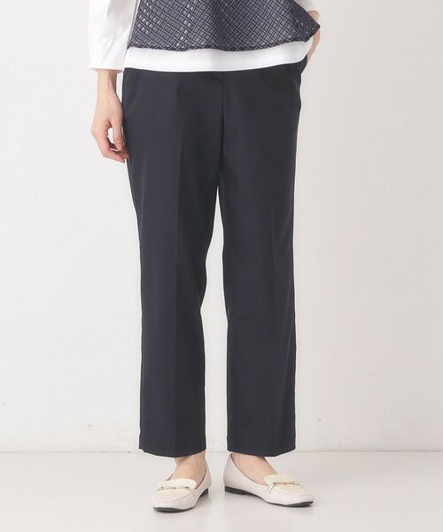 CORDIER / コルディア パンツ | 【S～4Lサイズ／ストレッチ】細見えチノパンツ（ネイビー(094)）