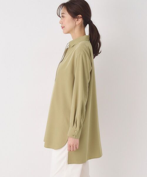 CORDIER / コルディア シャツ・ブラウス | 【M～4Lサイズ】サンドウォッシュチュニックブラウス | 詳細2