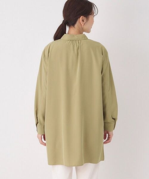 CORDIER / コルディア シャツ・ブラウス | 【M～4Lサイズ】サンドウォッシュチュニックブラウス | 詳細3