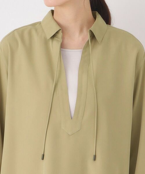 CORDIER / コルディア シャツ・ブラウス | 【M～4Lサイズ】サンドウォッシュチュニックブラウス | 詳細4