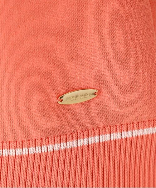 CORDIER / コルディア ニット・セーター | 【M～4Lサイズ／アンサンブル／洗える】配色ラインデザインプルオーバーニット | 詳細14