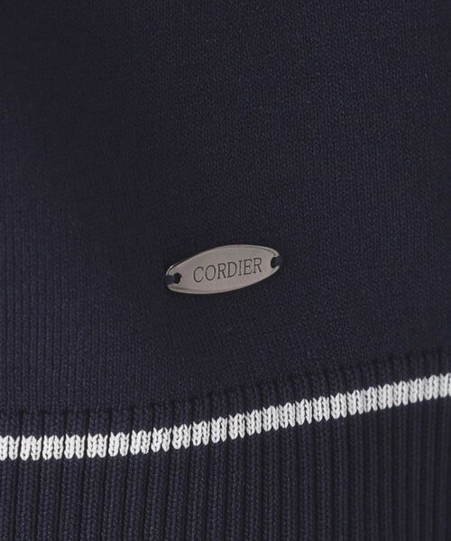 CORDIER / コルディア ニット・セーター | 【M～4Lサイズ／アンサンブル／洗える】配色ラインデザインプルオーバーニット | 詳細22
