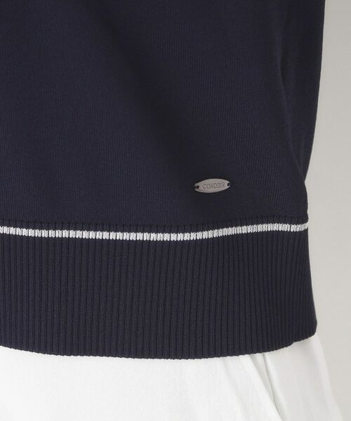 CORDIER / コルディア ニット・セーター | 【M～4Lサイズ／アンサンブル／洗える】配色ラインデザインプルオーバーニット | 詳細6