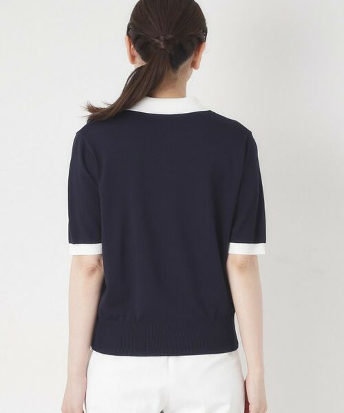 CORDIER / コルディア ニット・セーター | 【M～4Lサイズ／洗える】ポロニットプルオーバーニット | 詳細3