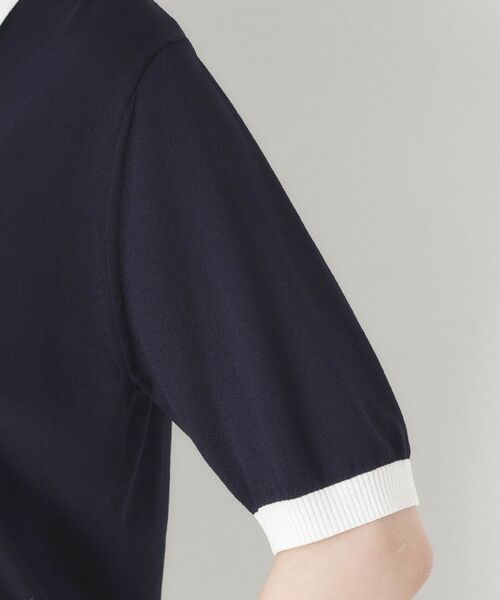 CORDIER / コルディア ニット・セーター | 【M～4Lサイズ／洗える】ポロニットプルオーバーニット | 詳細5