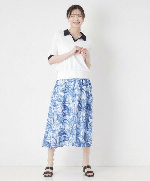 CORDIER / コルディア ニット・セーター | 【M～4Lサイズ／洗える】ポロニットプルオーバーニット | 詳細8