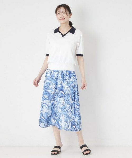 CORDIER / コルディア ニット・セーター | 【M～4Lサイズ／洗える】ポロニットプルオーバーニット | 詳細9