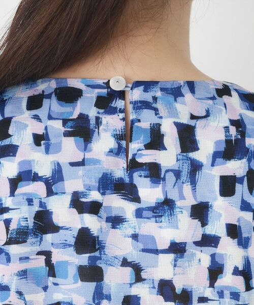 CORDIER / コルディア チュニック | 【M～4Lサイズ／ドライタッチ】アクアレールプリントジャージチュニック | 詳細5