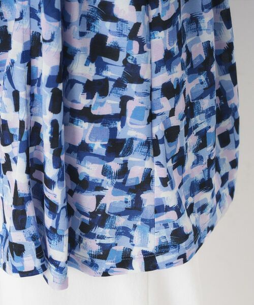 CORDIER / コルディア チュニック | 【M～4Lサイズ／ドライタッチ】アクアレールプリントジャージチュニック | 詳細8