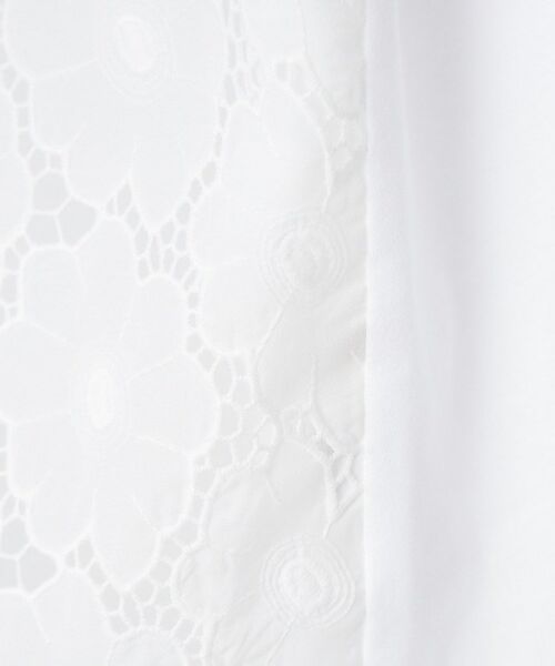 CORDIER / コルディア カットソー | 【M～4Lサイズ／洗える】華やかレースチュニックプルオーバージャージ | 詳細11