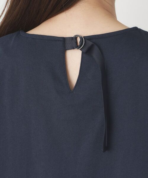 CORDIER / コルディア カットソー | 【M～4Lサイズ／洗える】華やかレースチュニックプルオーバージャージ | 詳細5