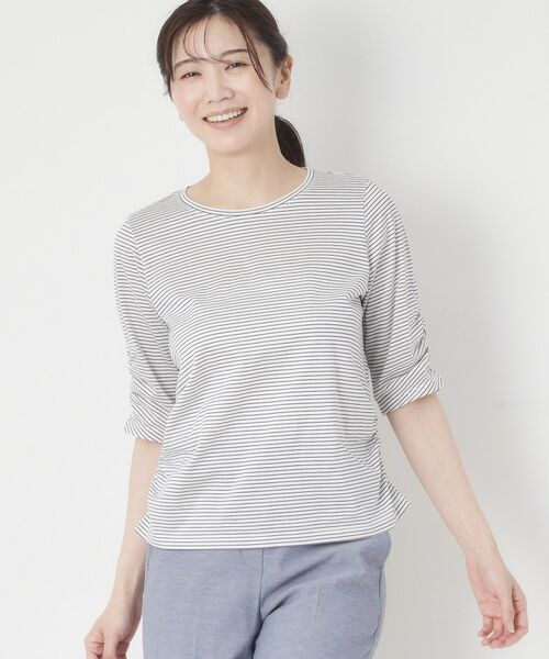 CORDIER / コルディア カットソー | 【M～4Lサイズ】イーズボヤージュプルオーバージャージ | 詳細16