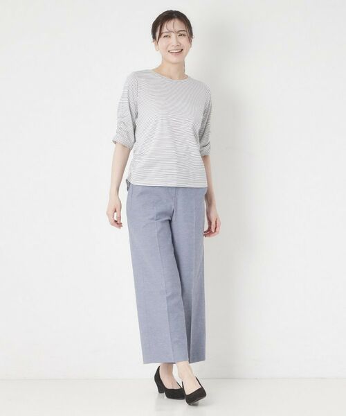 CORDIER / コルディア カットソー | 【M～4Lサイズ】イーズボヤージュプルオーバージャージ | 詳細18