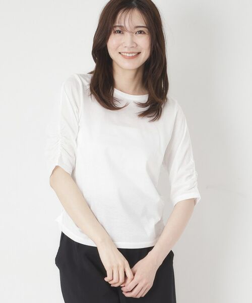 CORDIER / コルディア カットソー | 【M～4Lサイズ】イーズボヤージュプルオーバージャージ | 詳細8