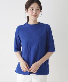 CORDIER / コルディア カットソー | リング柄ジャカードジャージプルオーバー