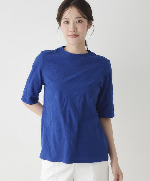 CORDIER / コルディア カットソー | リング柄ジャカードジャージプルオーバー | 詳細11