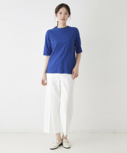 CORDIER / コルディア カットソー | リング柄ジャカードジャージプルオーバー | 詳細12