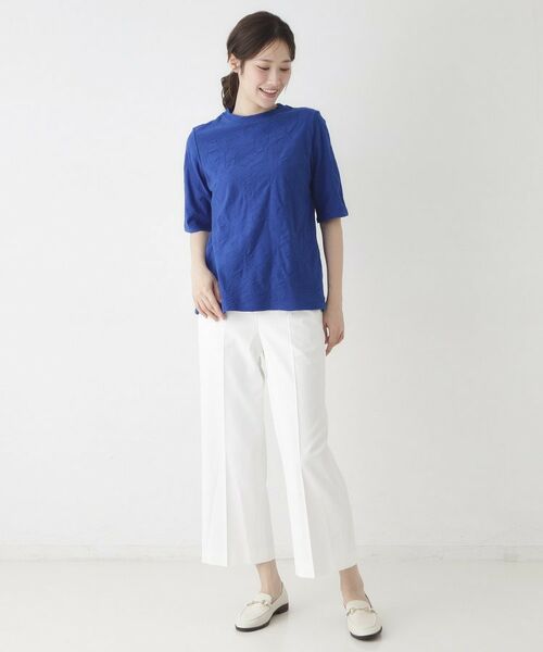 CORDIER / コルディア カットソー | リング柄ジャカードジャージプルオーバー | 詳細13