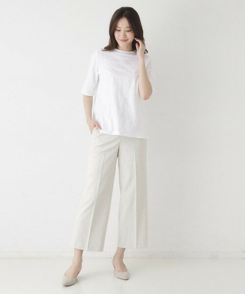 CORDIER / コルディア カットソー | リング柄ジャカードジャージプルオーバー | 詳細16