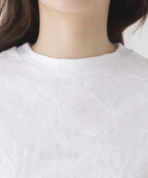 CORDIER / コルディア カットソー | リング柄ジャカードジャージプルオーバー | 詳細4